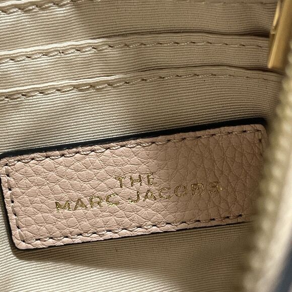 Marc Jacobs The Swifty Pebbled Pale Rose Pink Crossbody Bag Adjustable Strap - Picture 4 of 15